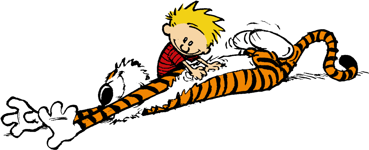 Jpg Library Library Clip Art Free Cliparts - Calvin And Hobbes Png (1280x800)