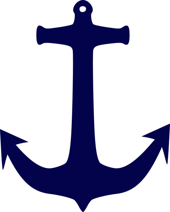 Anchor Clipart Us Marine - Navy Anchor Clip Art (576x720)