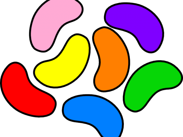 Jpg Library Desserts Clipart Jello - Clip Art Jelly Beans (640x480)