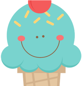 Black And White Library Download Icecream Cone Full - Cartoon Ice Cream Cone Clipart (450x300)