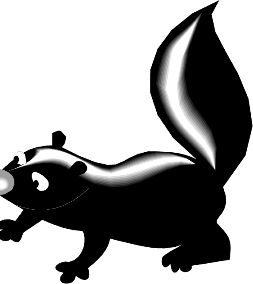 Svg Clip Art Free Real And Vector Graphics - Skunk Clipart Png (1024x1024)