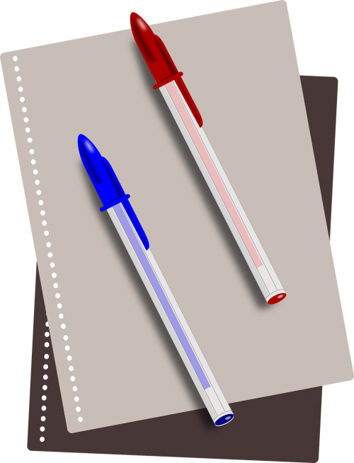 Clipart Pen Note Book - Clipart Pen Note Book (500x654)