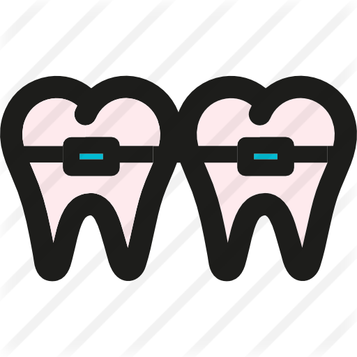 Braces Free Icon - Dentistry (512x512)