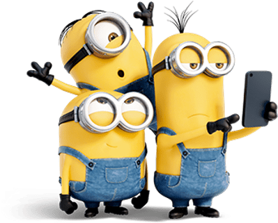 Playing Ukulele Transparent Png - Minion Selfie (400x400)