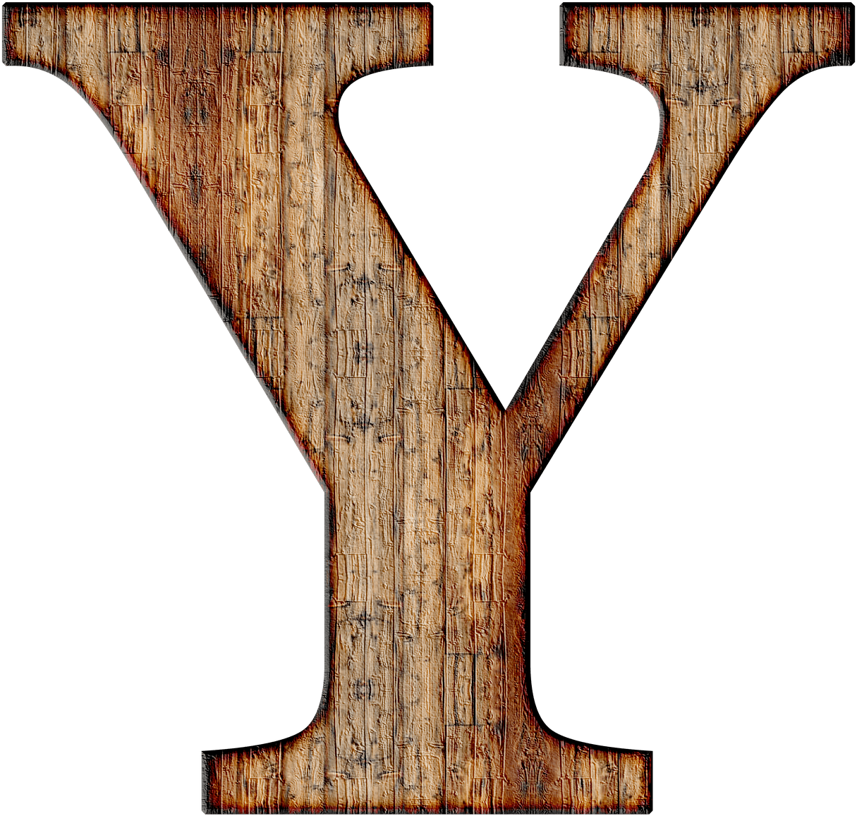 Wooden Capital Letter Y Transparent Png - Wooden Letter Y Png (1280x1269)