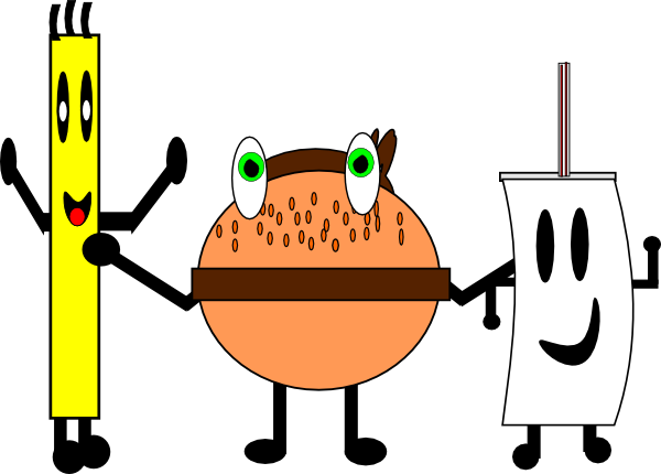 Drinks Clipart Sandwich - Drinks Clipart Sandwich (600x430)
