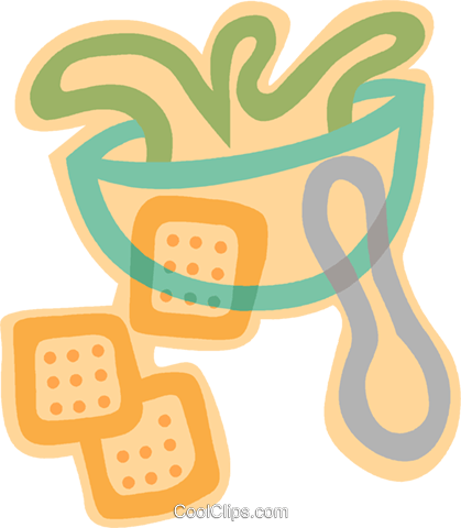 Decorative Symbol, Cereal Bowl Royalty Free Vector - Decorative Symbol, Cereal Bowl Royalty Free Vector (419x480)