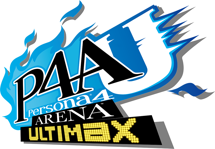 Chie, Ken And Labrys Show Off Thier Kicks, Spear, And - Persona 4 Arena Ultimax Logo (907x630)
