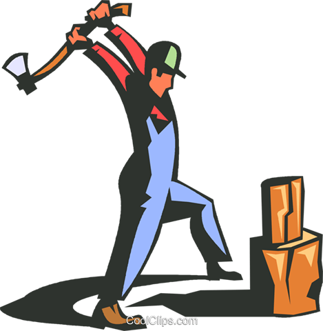 Men Clipart Axe - Man With Axe Clip Art (469x480)