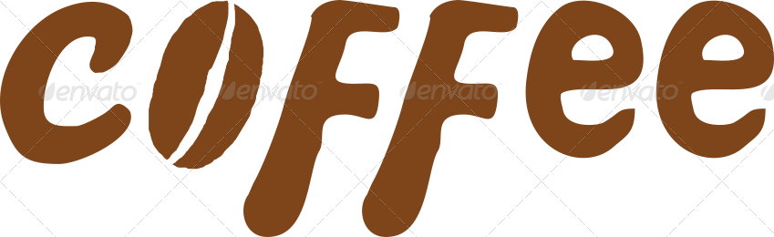 Handlettered Illustrations By Ragerabbit Graphicriver - Coffee Word Art Transparent (849x260)