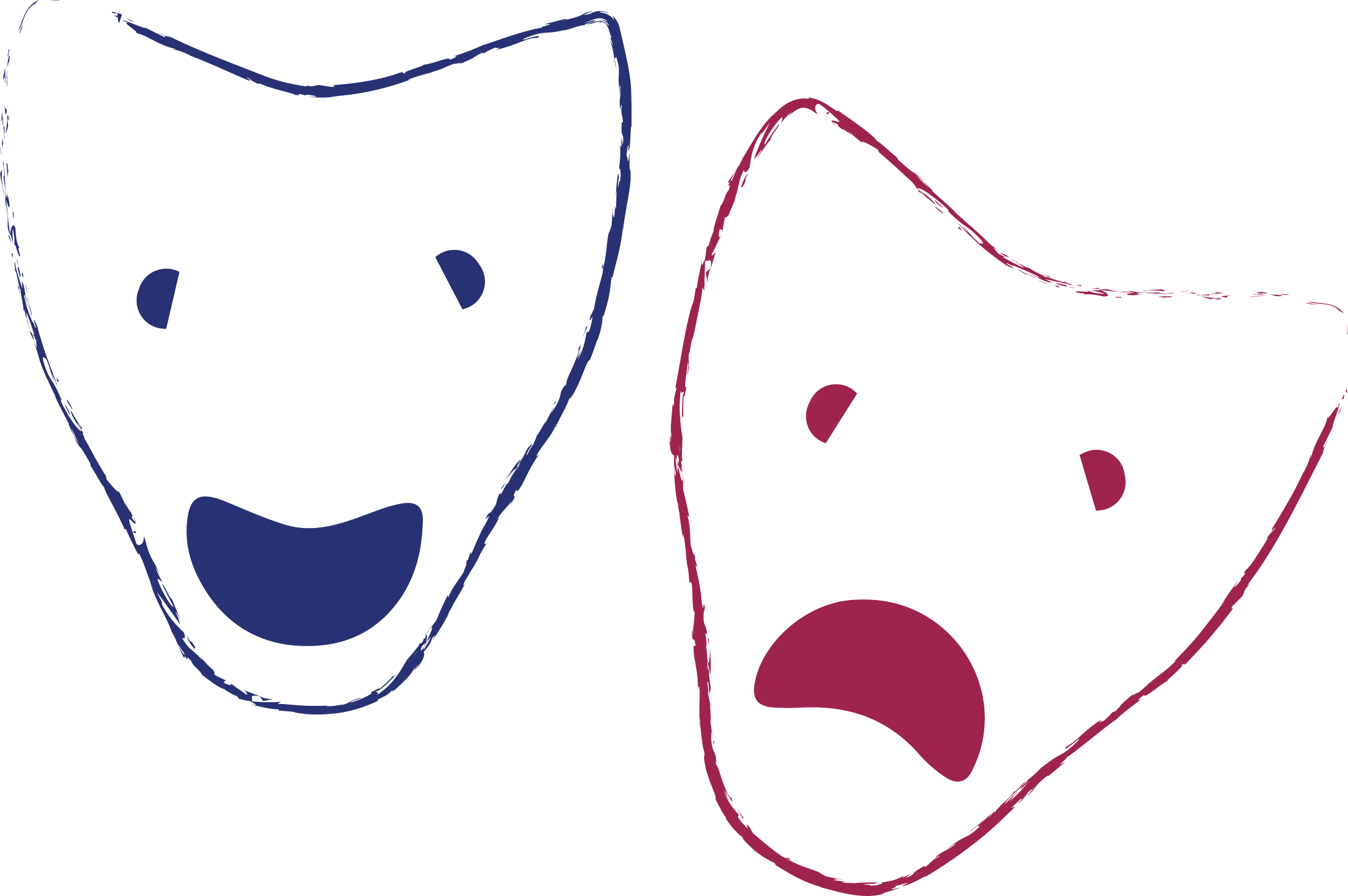 Two Masks Symbolizing Joy And Sorrow - Happiness (2190x1456)