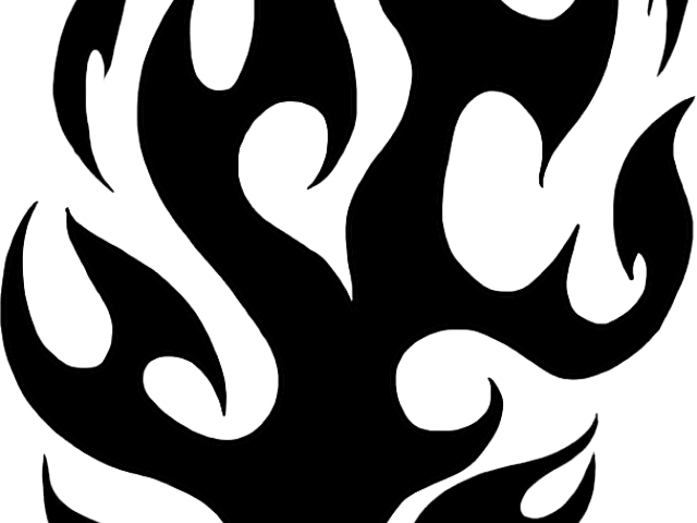 Tribal Clipart Flame - Tribal Flames (640x480)