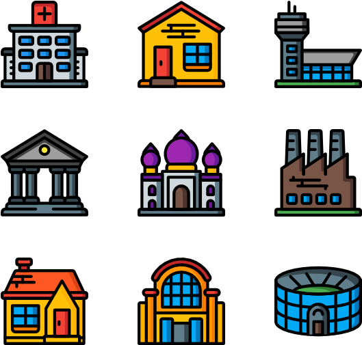 Png Free Stock Buildings Vector Psd - Illustration (600x564)