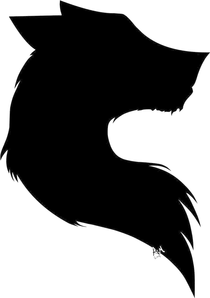 Redo Shadow By Pawslet - Shadow Wolf Png (751x1063)