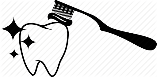 Teeth Cleaning Icon Clipart Dentistry Teeth Cleaning - Teeth Cleaning Icon Clipart Dentistry Teeth Cleaning (512x252)