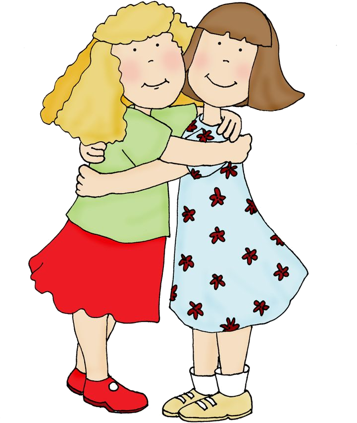 What Is The Cost Of A Session With A Huggle Honey Each - Friends Hugging Clipart (736x1010)