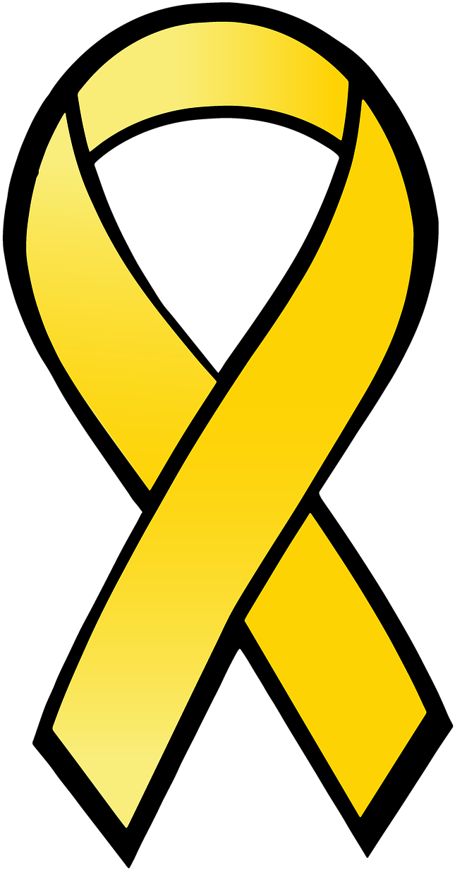 Ribbon Satin Yellow Ribbon - Cancer Survivors (912x1280)
