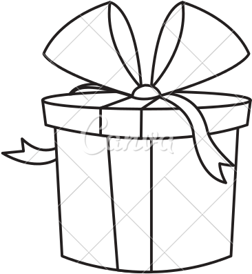 Present Box At Getdrawings - Christmas Gift Outline (550x550)