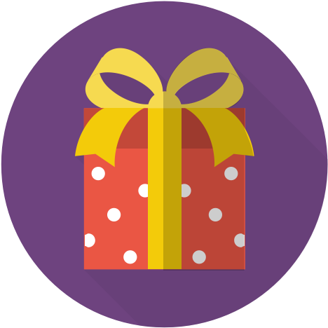 Graphic Black And White Library Surprise Commerce And - Xmas Icon (512x512)