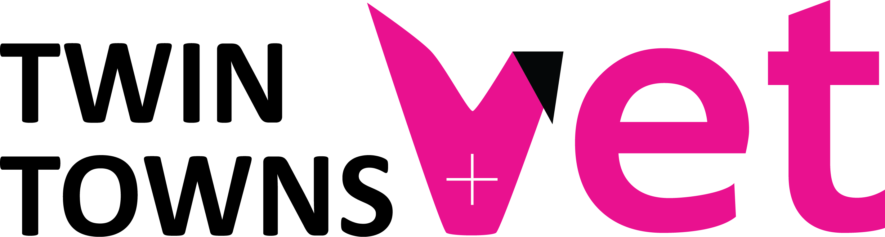 Twin Towns Vet Qld Logo - Dog (2853x764)