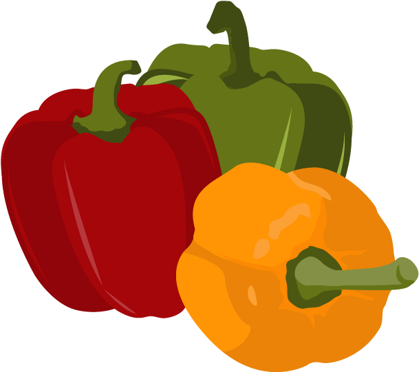 Jalapeno Clipart Pepper Spanish - Red Bell Pepper (626x626)
