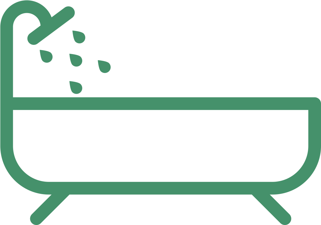 Toileting - Bathtub Pictogram (1050x1050)