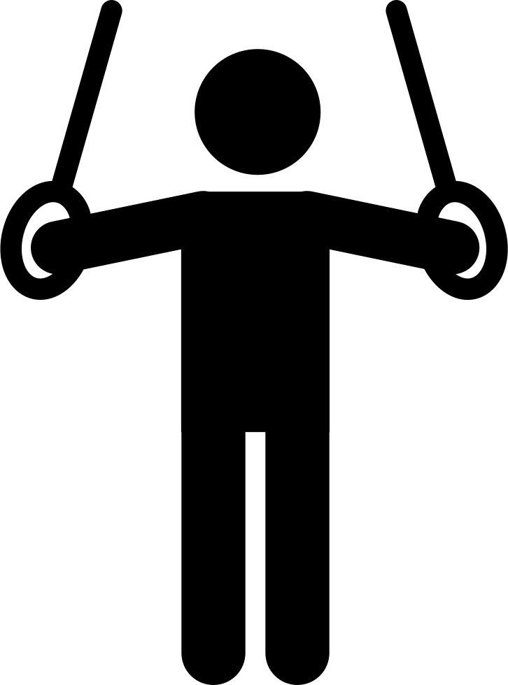 Individual Gymnast On Rings Comments - Gymnastic Rings Icon (726x980)
