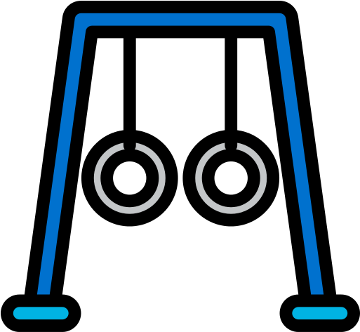 Gymnastic Rings Png File - Gymnastics (512x512)