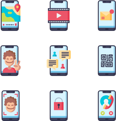 Mobile Functions - Iphone Icon (600x564)