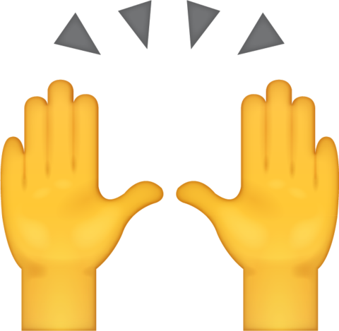 More Free Emoji Praying Hands Png Images - High Five Emoji Icon (480x469)