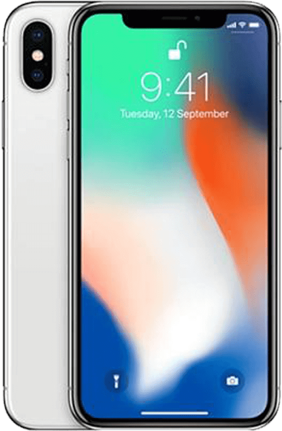 X Pictures Transparent Png Free Icons And - Iphone X 256 Silver (1200x1200)