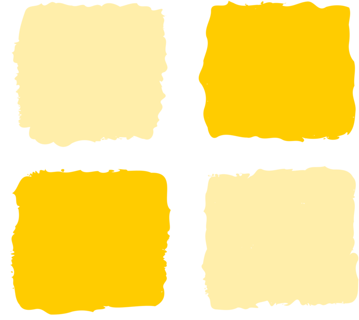 Square Yellow Shape Computer Icons Green - Yellow Squares (1061x750)