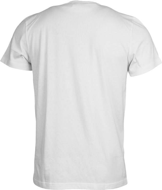 Tshirt White Back Transparent - White T Shirt Back Png (740x740)