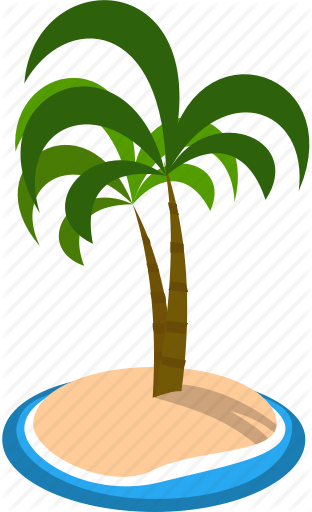 Coconut Clipart Coconut Island - Coconut Island (312x512)