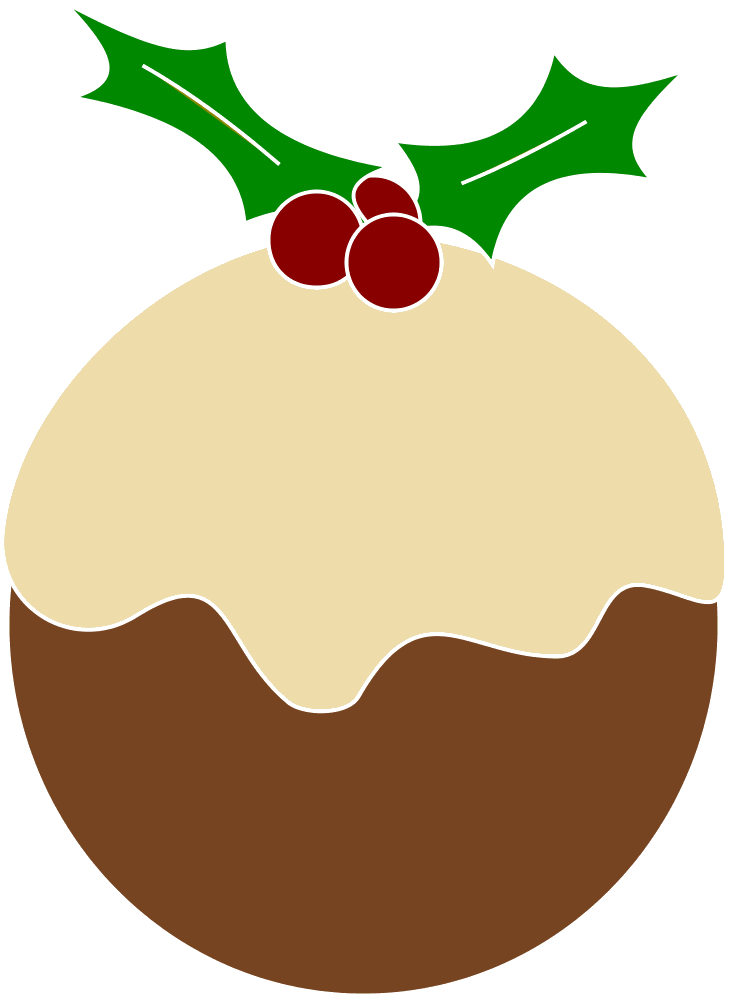 Christmas Png Shapes Outlines Forums Wordart Com - Cartoon Christmas Pudding Christmas Cake (729x998)