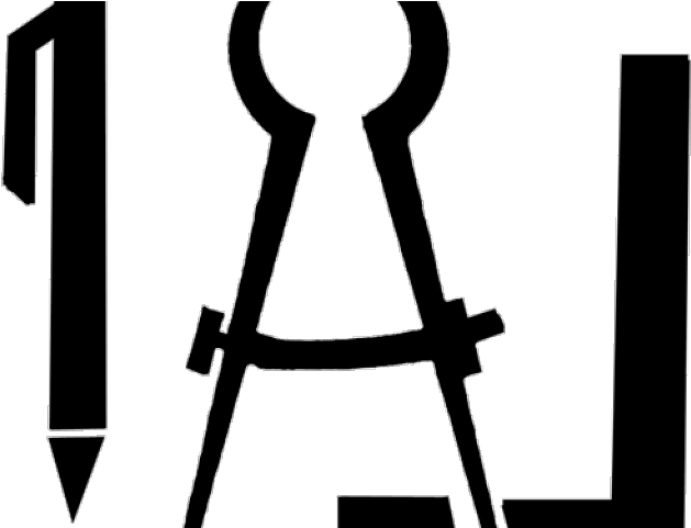 Mathematics Clipart Math Tool - Compass Cliparts Black And White (640x480)