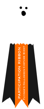 Halloween Participation Ribbon By Famousfox - Portable Network Graphics (299x436)