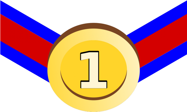 Winner Ribbon Clipart Clip Art - Gold Medal Clipart No Background (640x480)