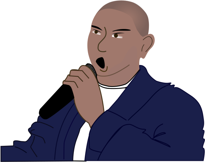 Rapping Cliparts - Rapping (800x800)