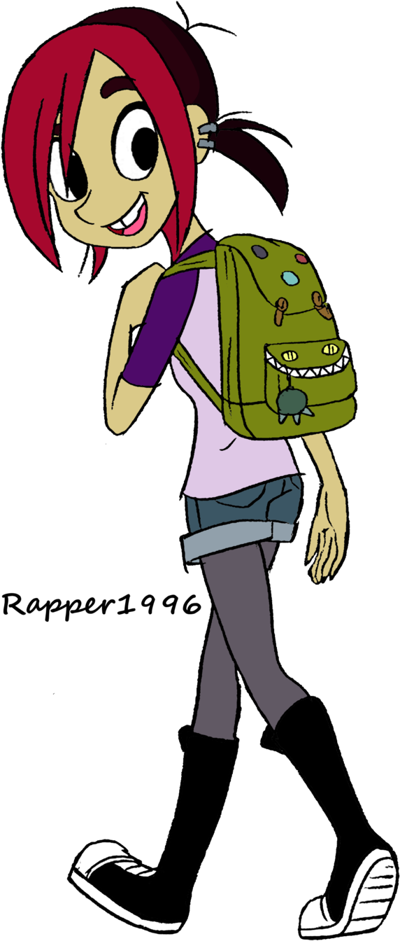 Mina Going To High School By Rapper1996 On Deviantart - Bunnicula De Mina (586x1364)