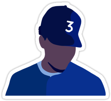 Inspired From Coloring Book, Chance The Rapper's Third - Chance The Rapper Minimalist (375x360)