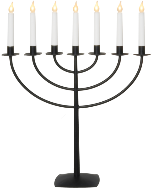 Candlestick Marcia - Hanukkah No Background (600x600)