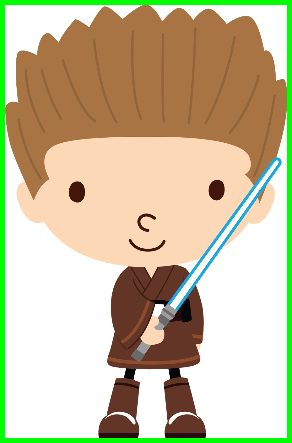 Image Transparent Amazing Clip Art Printable Digital - Dibujos Star Wars Niños (930x1413)