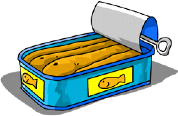 Banner Sardine Cartoon Free On Dumielauxepices Net - Sardines Clipart Png (640x480)