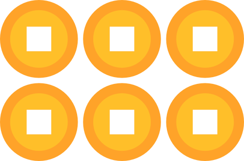 Cutie Mark By - Chinese Coin Vector Png (500x330)