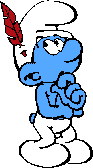 Tracker Smurf - Coloring Pages Tracker Smurfs (353x599)