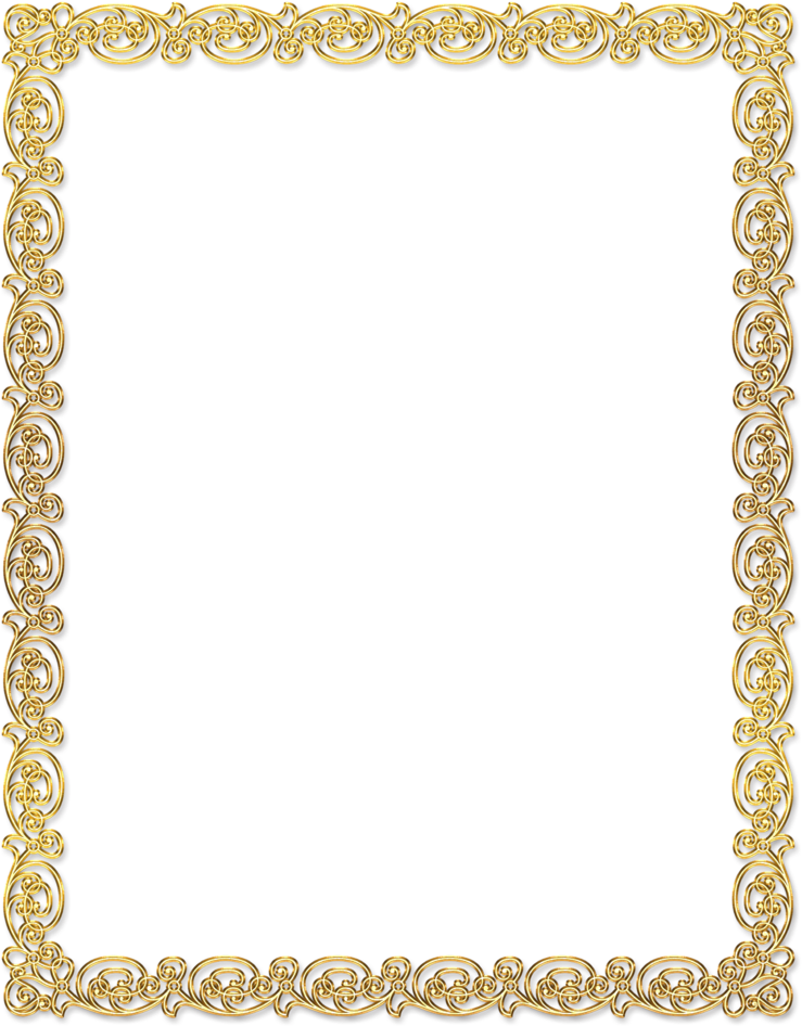 View All Images At Woman Suit Folder - Gold Chain Border Png (764x1080)