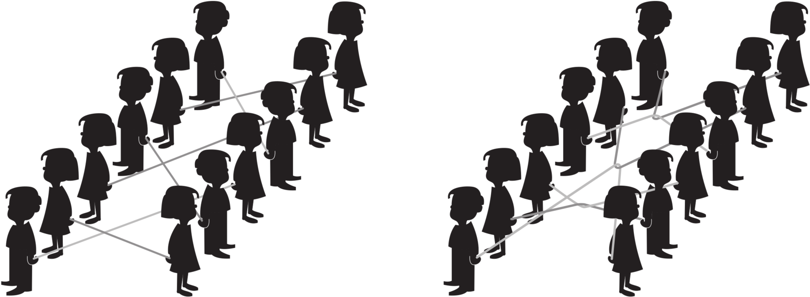 Computer Icons Download Drawing Silhouette - Cartoon Girl And Boy (1746x750)