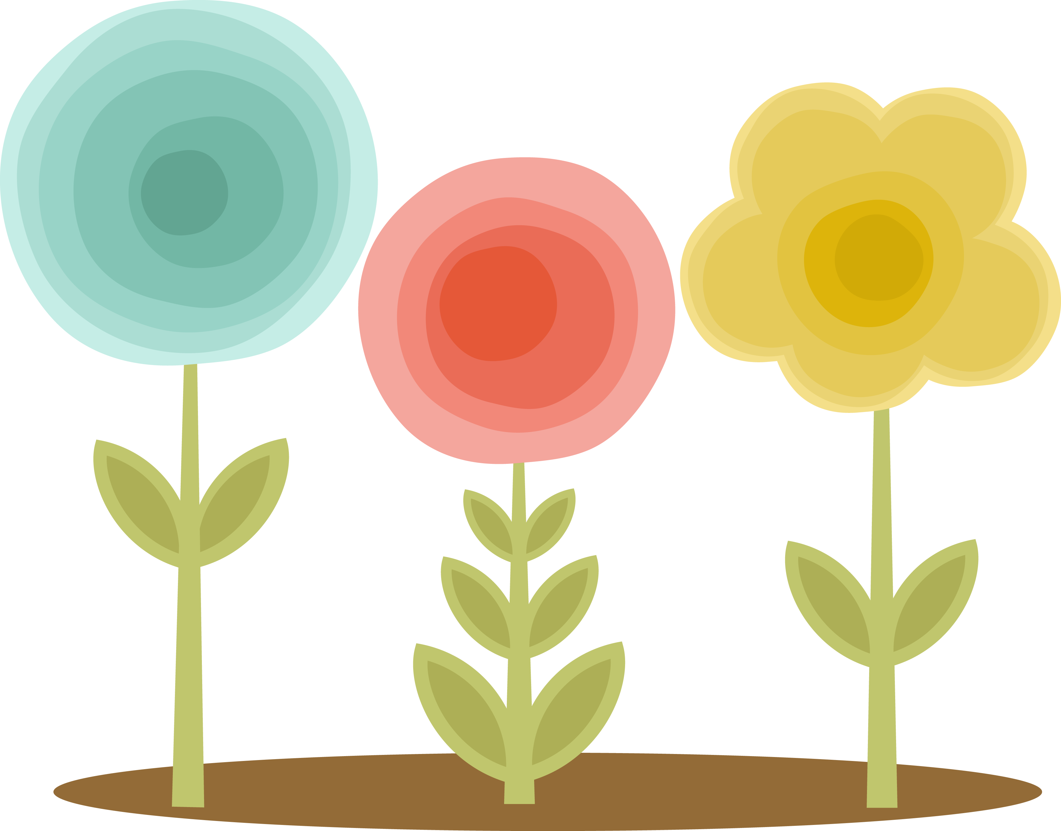 Clip Download Group Of Flowers Clipart - Clip Download Group Of Flowers Clipart (3500x2741)