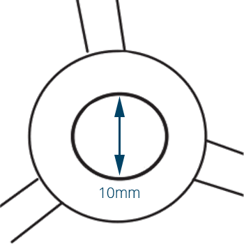 Fittings Guide Finial For Lampshades - Illustration (350x350)